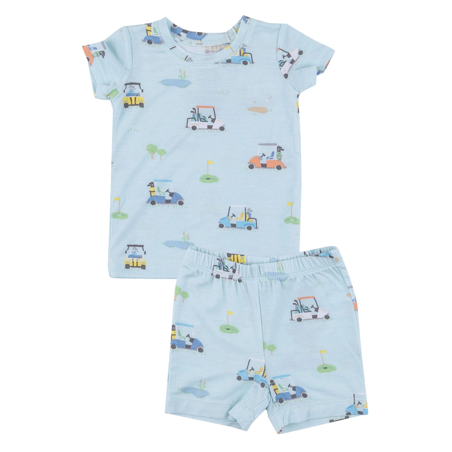 Golf Carts Blue Short Lounge Wear Set