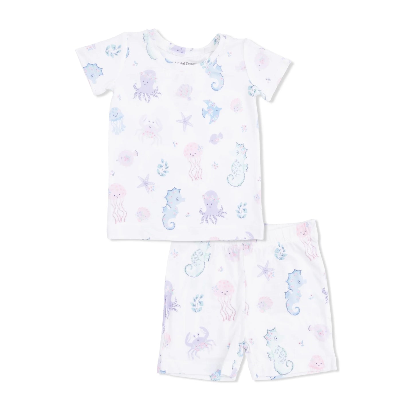 Floral Sea Creatures | Loungewear Short Set