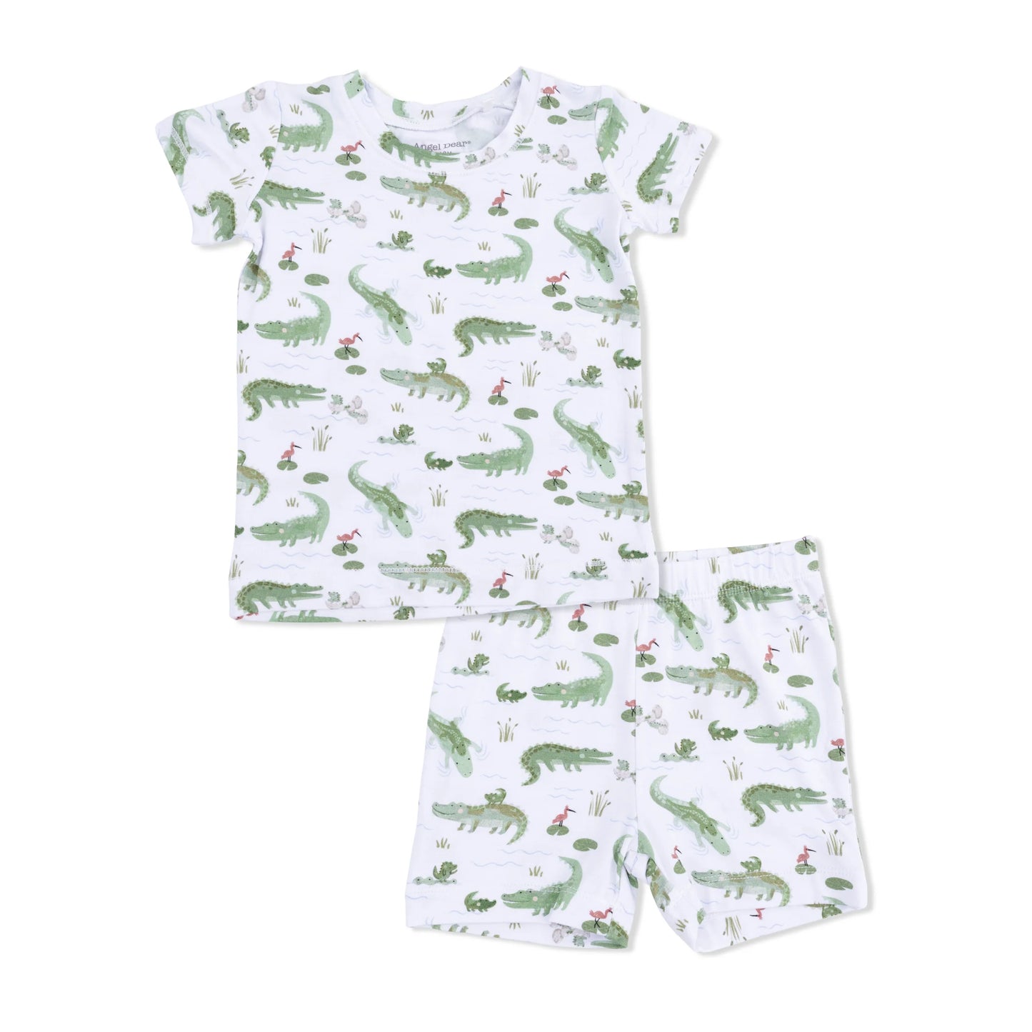 Loungewear Short Set | Crayon Alligators