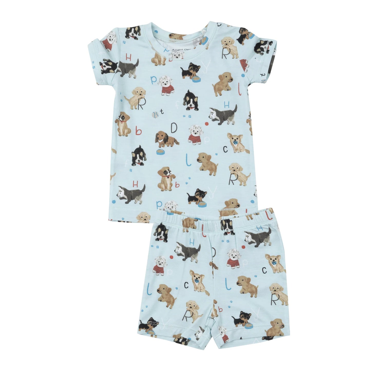 Puppy Alphabet Short Lounge Wear Set