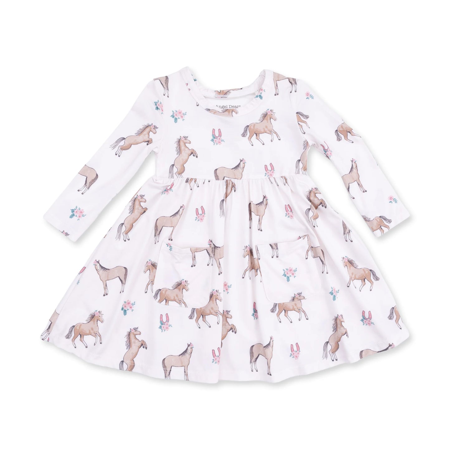 I Love Horses | Twirly Long Sleeve Dress