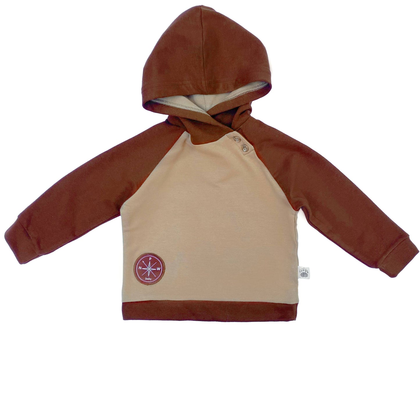 PNW Baby Hooded Pullover- Camel