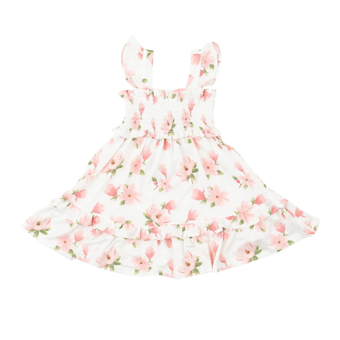 Sweet Magnolias Smocked Ruffle Tiered Sundress