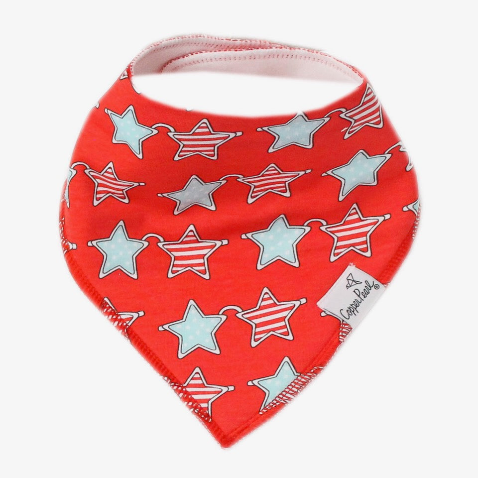 Copper Pearl Single Bandana Bibs - Liberty