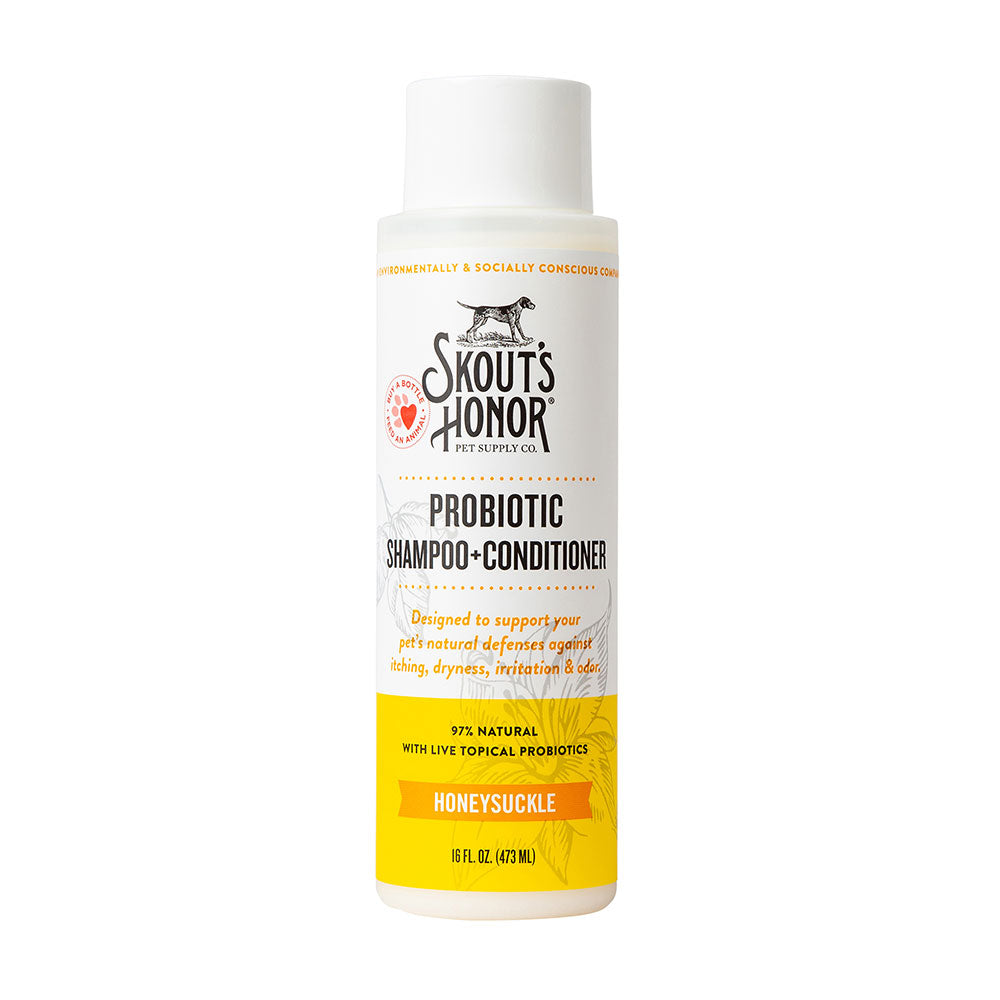 Skout's Honor Probiotic Shampoo+Conditioner Honeysuckle