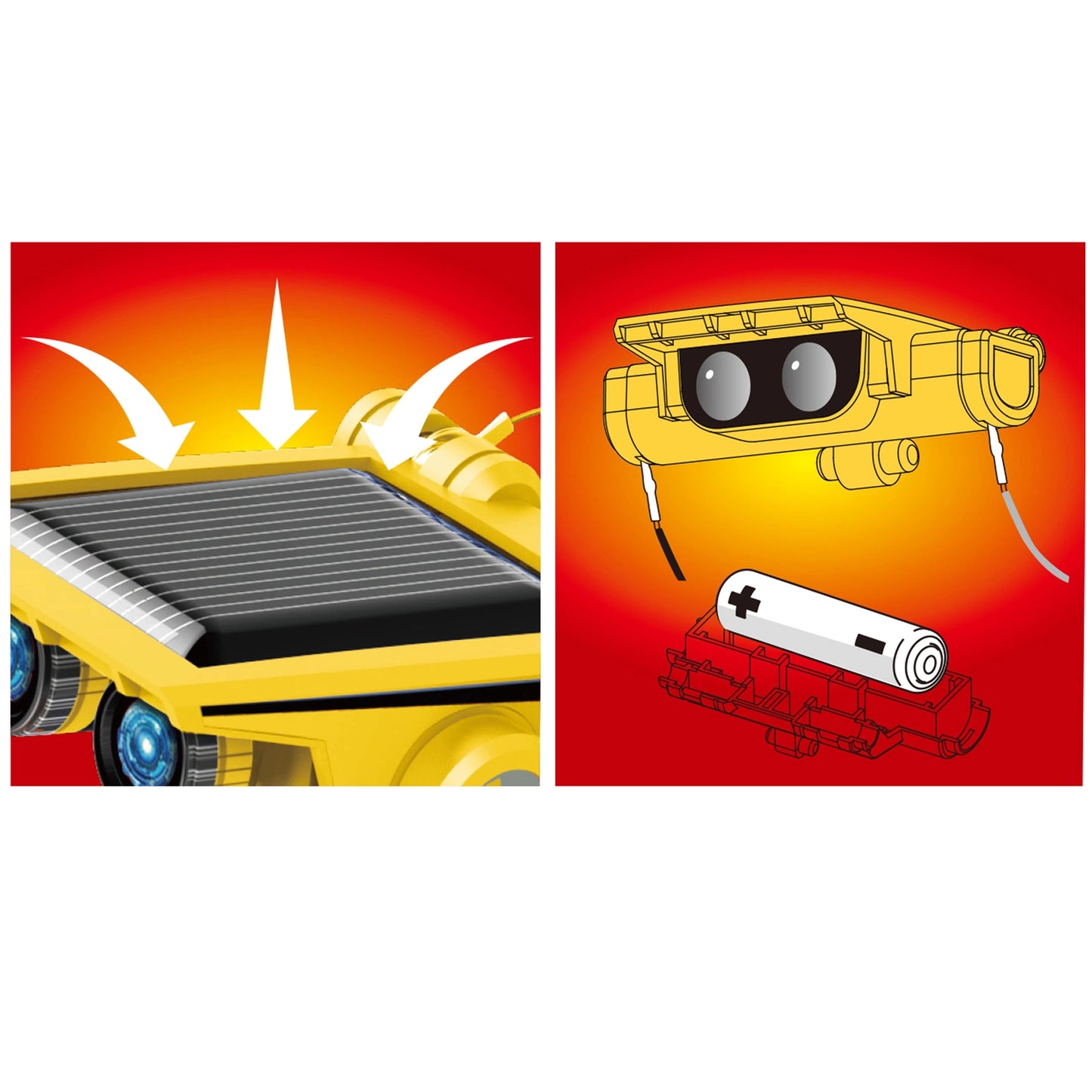 12-in-1 Solar Powered Robot Building Kit