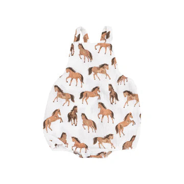 Horses Pocket Sunsuit