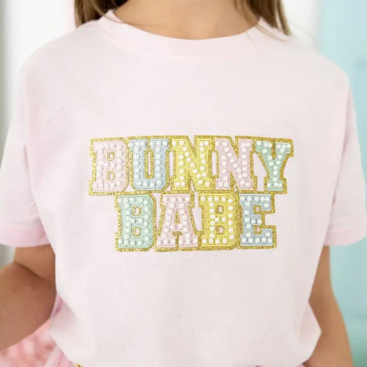 Sweet Wink Bunny Babe Patch Easter T-Shirt