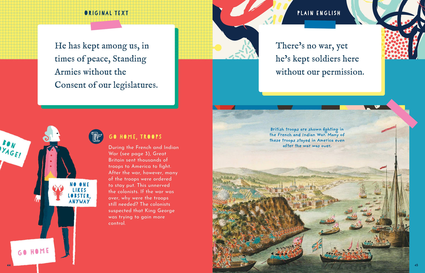 The Side-by-Side Declaration of Independence (Kids Book)