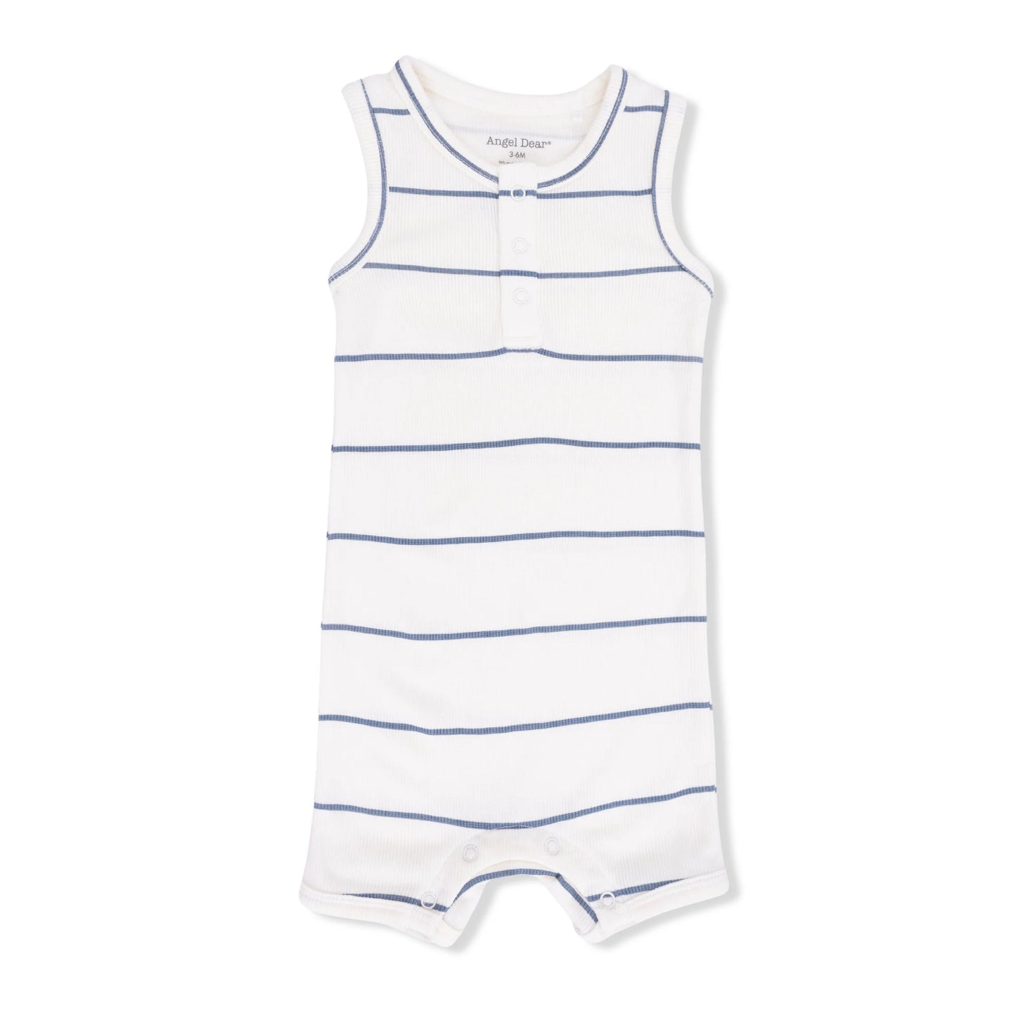 Vintage Stripe | Henley Shortie Romper