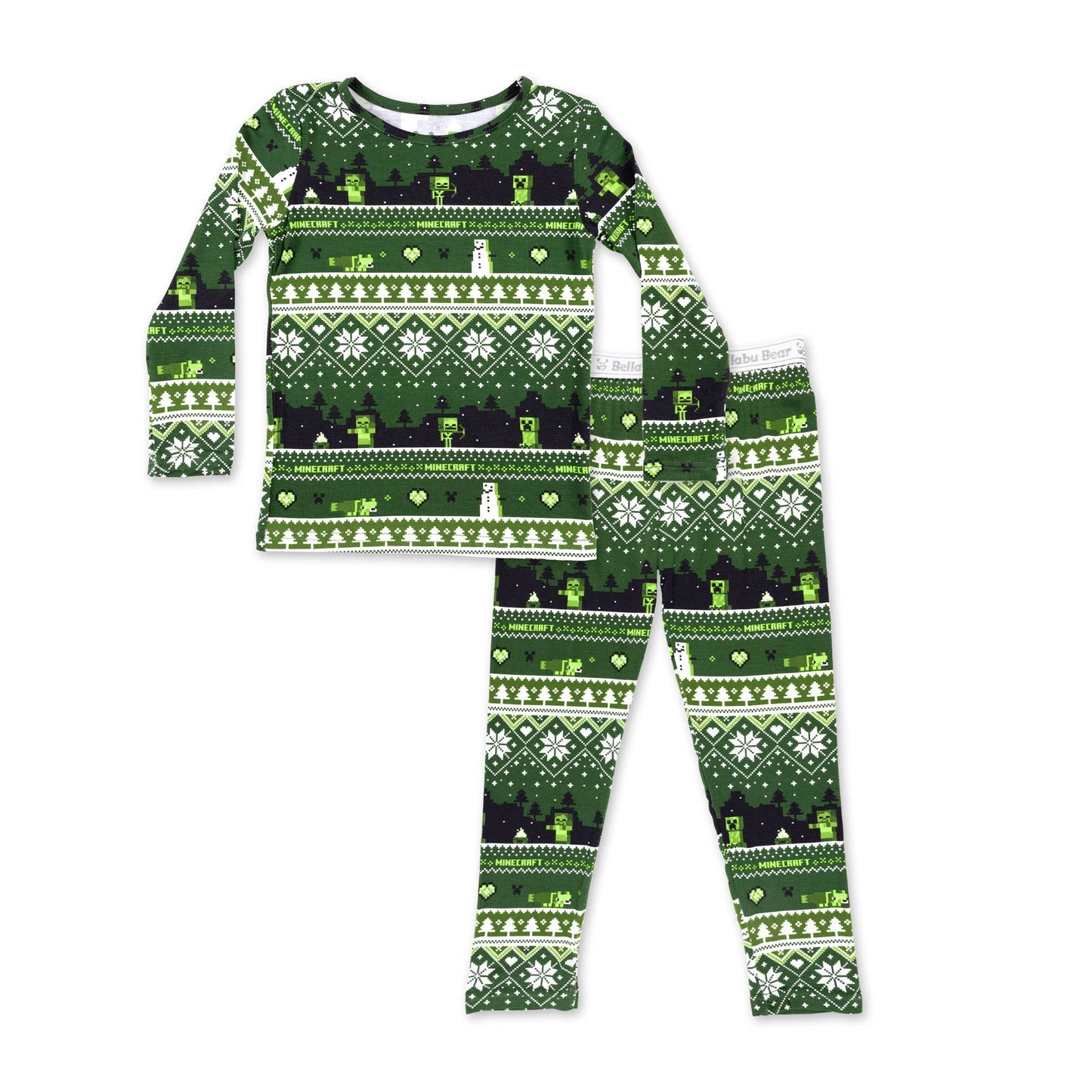 Minecraft Christmas | Bamboo 2pc Pajama Set