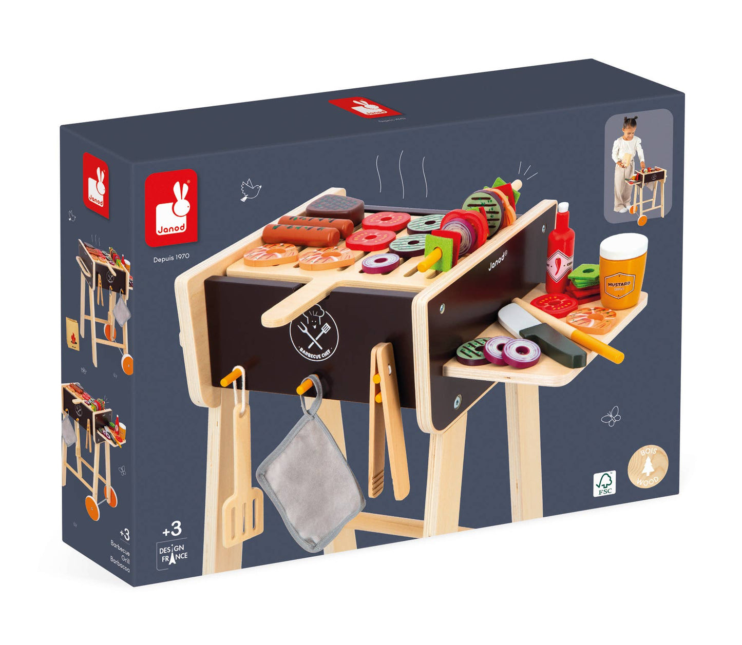 Barbecue | Wooden Cooking toy