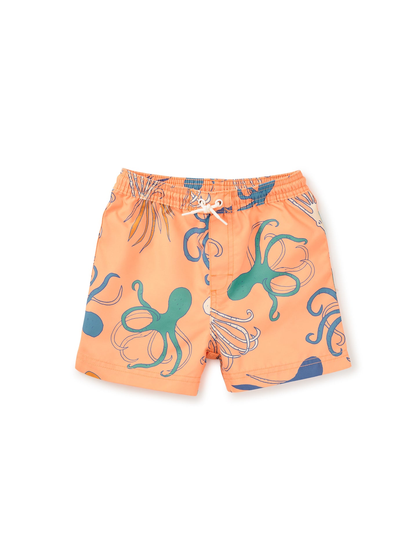 Octopus Oasis Shortie Swim Trunks
