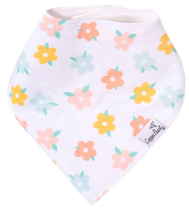 Copper Pearl Single Bandana Bibs - Cheery