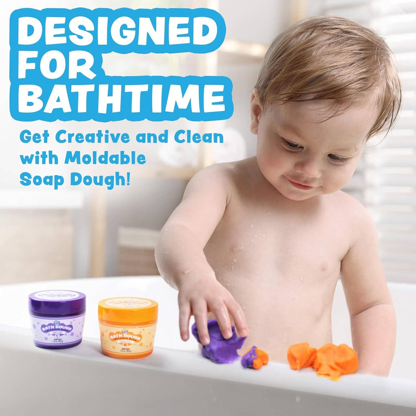 Tub Works® Bath Dough™ Moldable Kids Soap Bath Toy