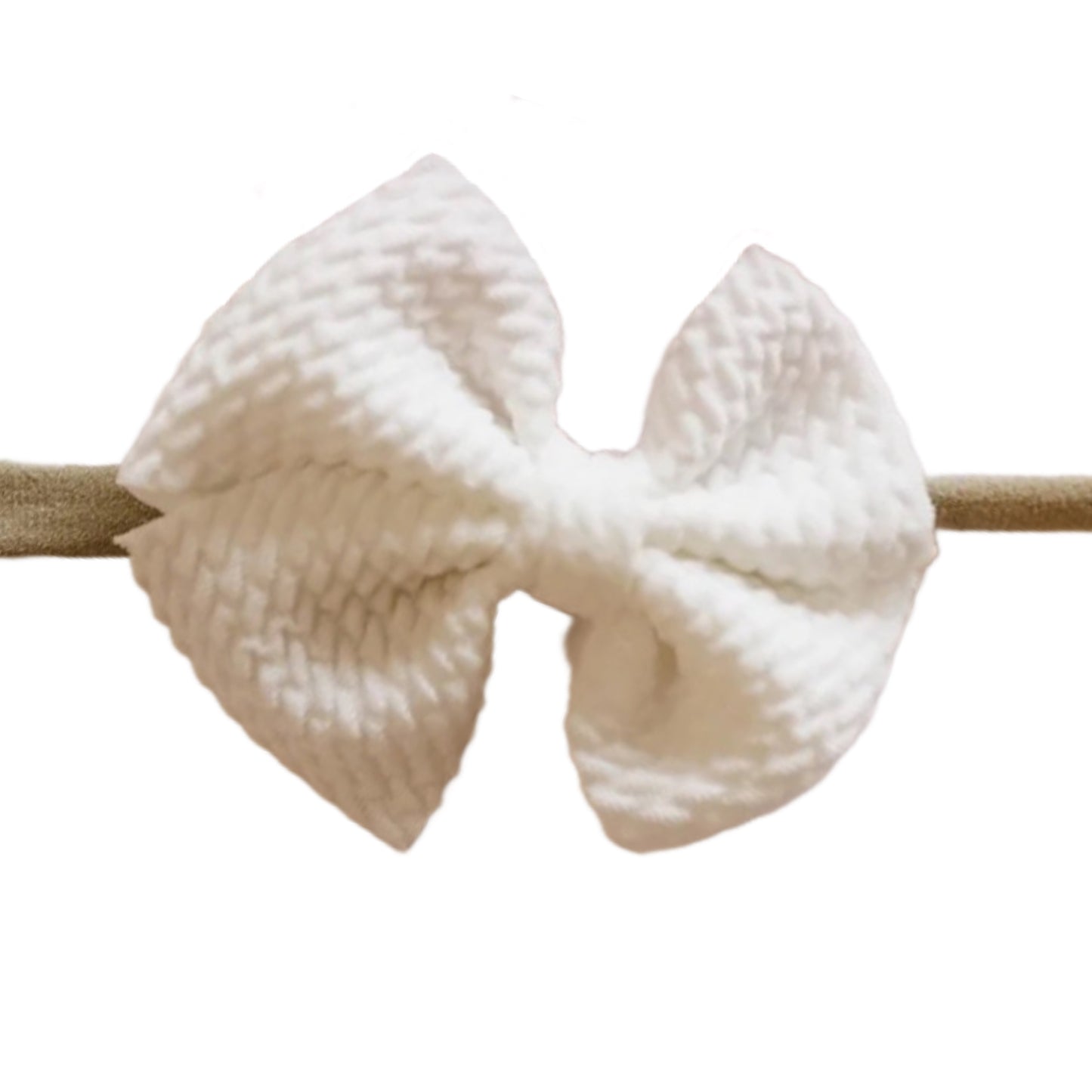 White Newborn Headband