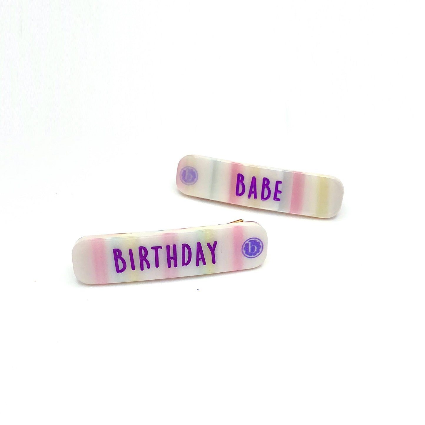 2PK BAR CLIPS | birthday babe