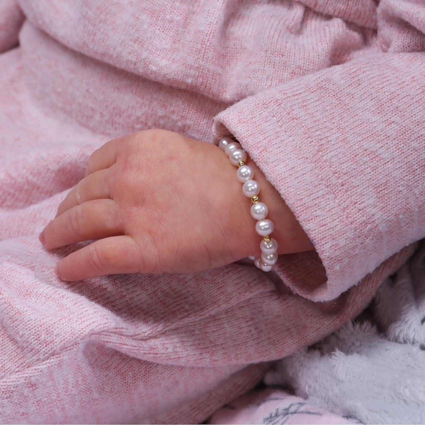 Brynn-14K Gold-Plated Pearl Bracelet