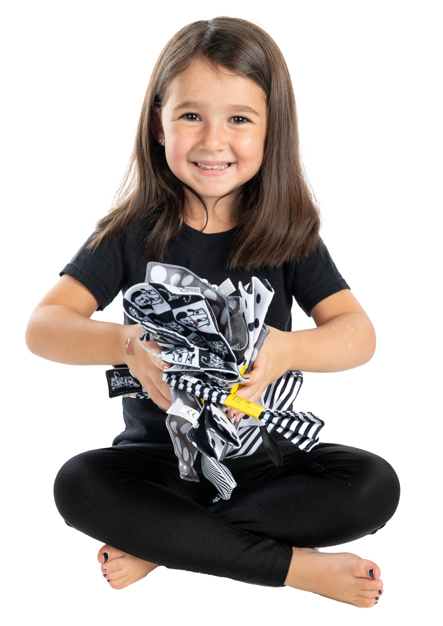 Black/Gray Textured - Baby Paper