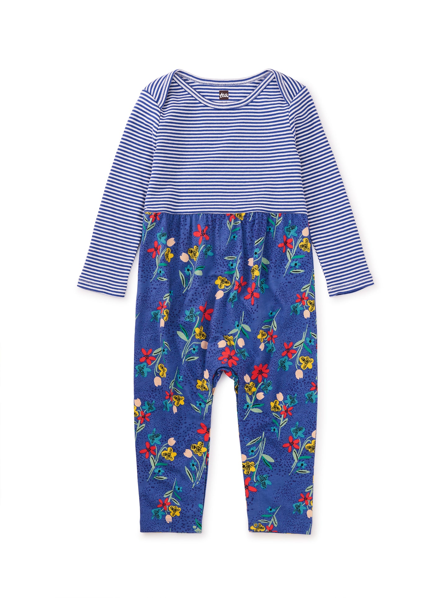 Alpine Wildflowers Print Mix Baby Romper