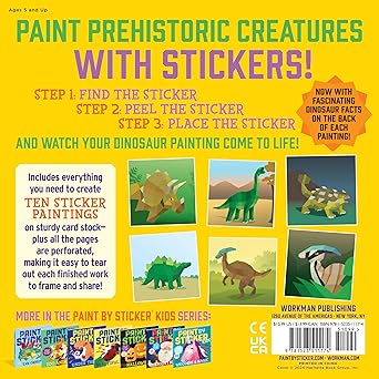 Paint by Sticker-Dinosaurs