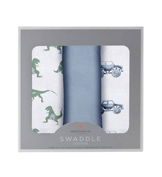 Rough Terrain - Cotton Swaddle 3 Pack