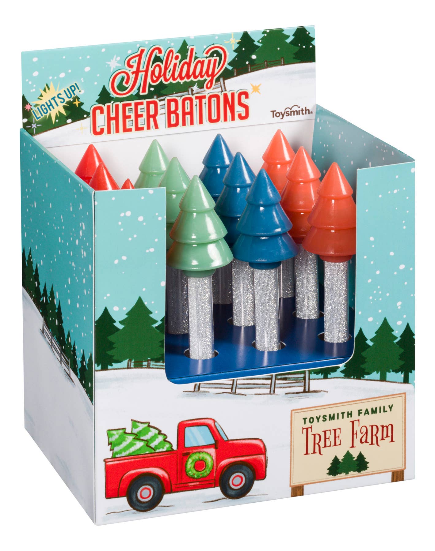 Toysmith Holiday Cheer Baton - Stocking Stuffer, Impulse Toy