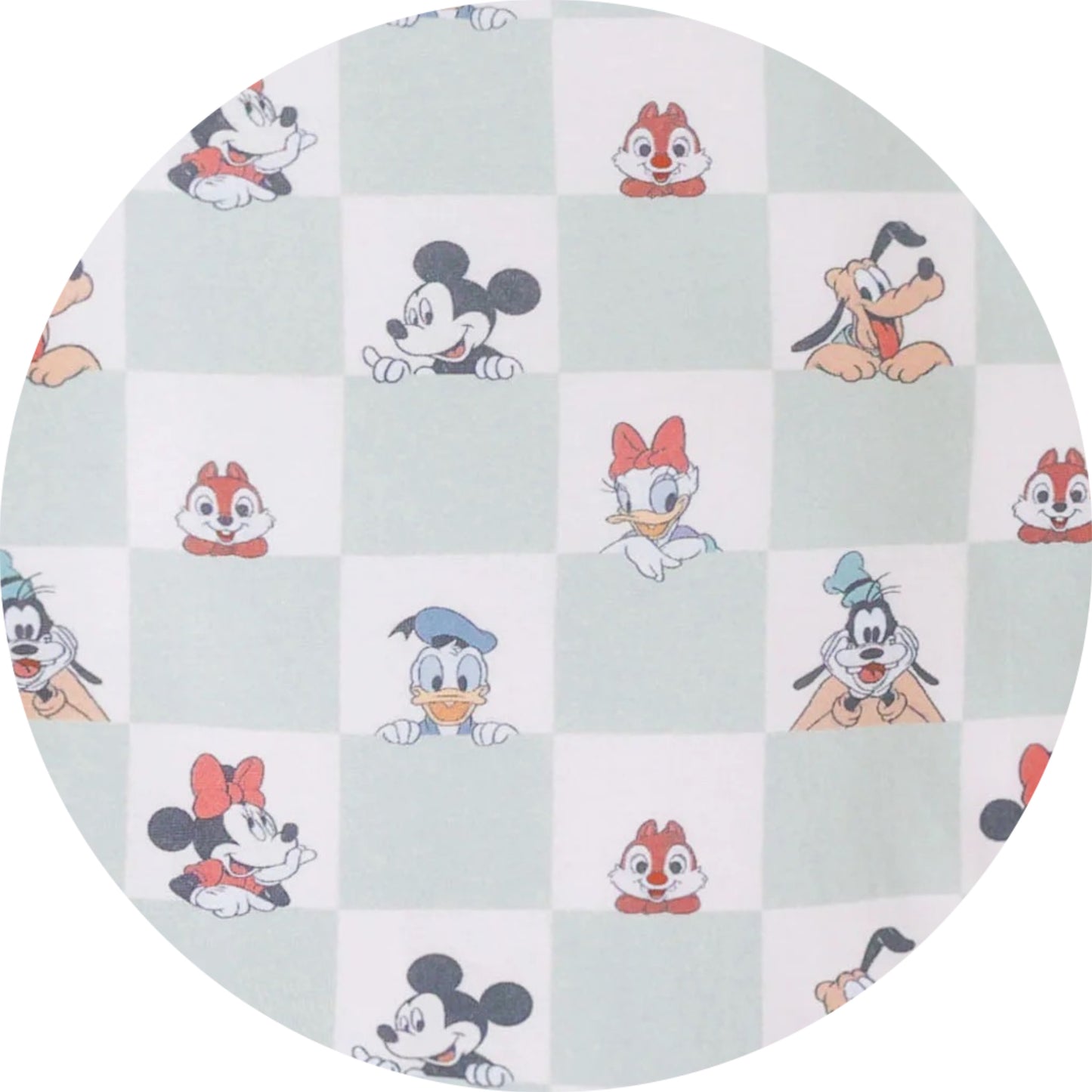 Copper Pearl Single Burp Cloth - Mickey & Friends