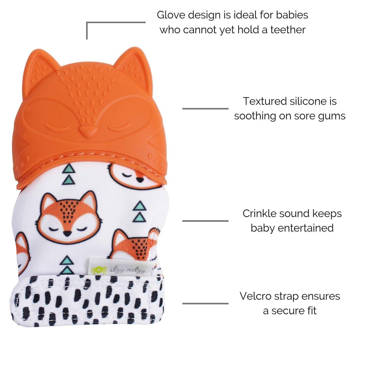 *NEW OPTION* Itzy Mitt™ Silicone Teething Mitts
