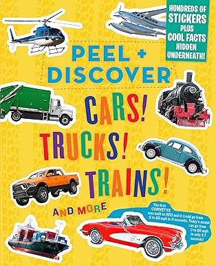 Peel + Discover-Cars! Trucks! Trains!