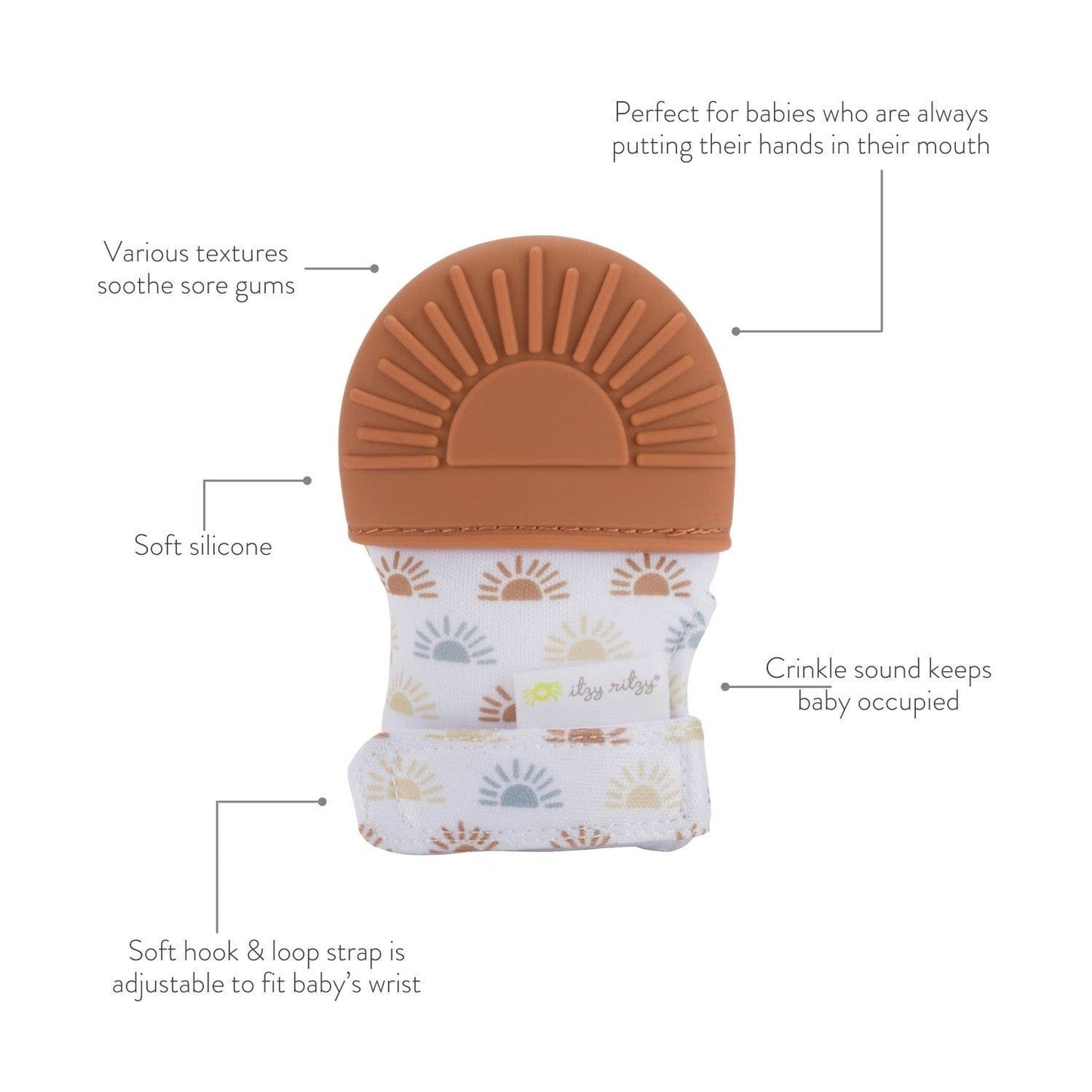 *NEW OPTION* Itzy Mitt™ Silicone Teething Mitts