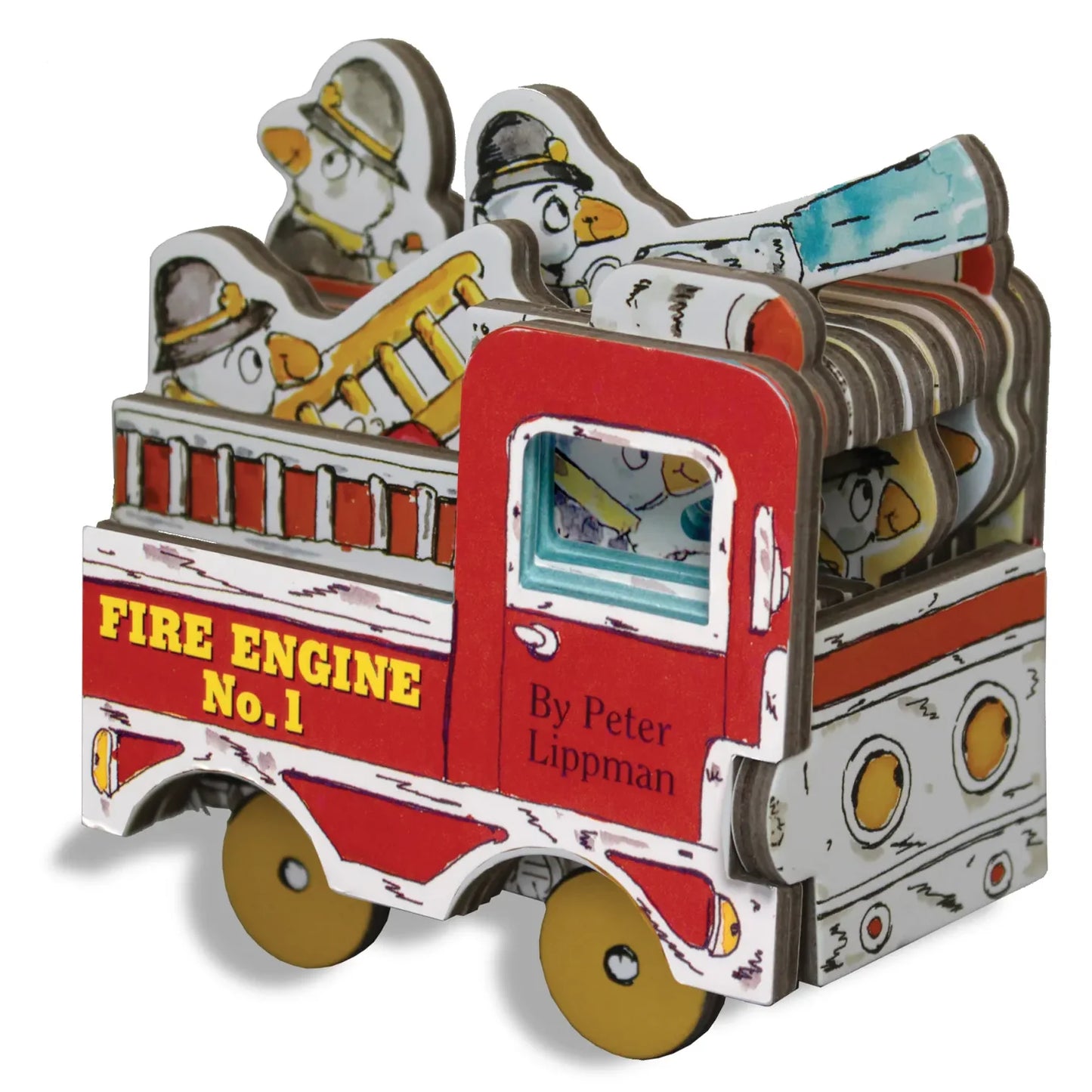 Mini Wheels: Firetruck (Board Book)