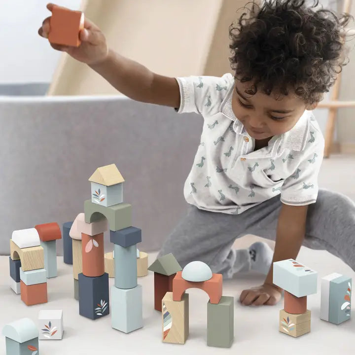 Speedy Monkey Wooden Building Blocks (50 piece)