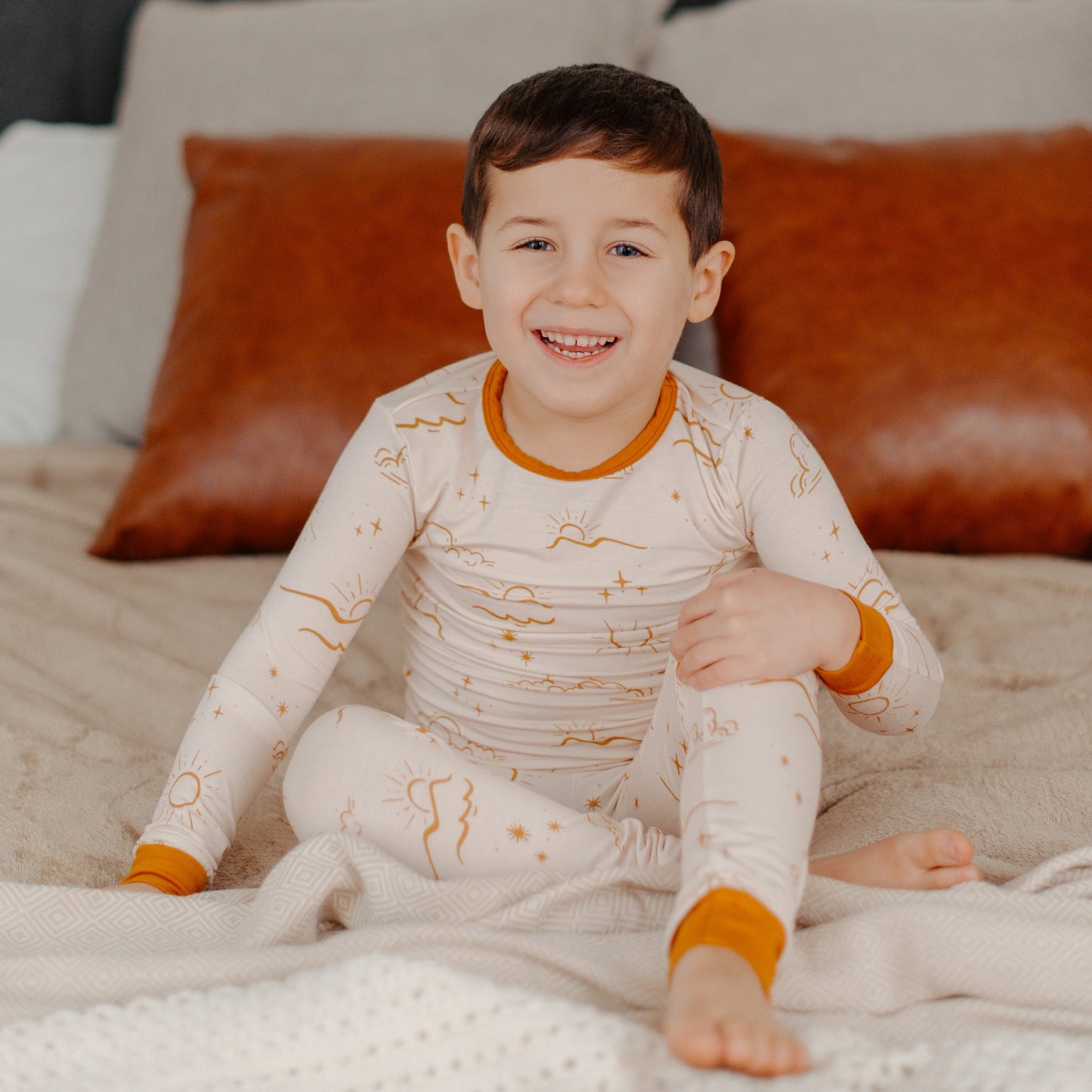 Golden Hour Bamboo Toddler PJs