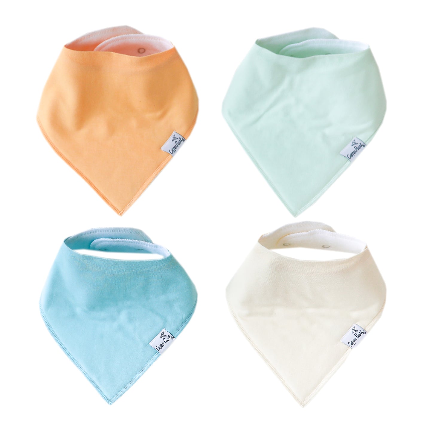 Copper Pearl Single Bandana Bibs - Bennie