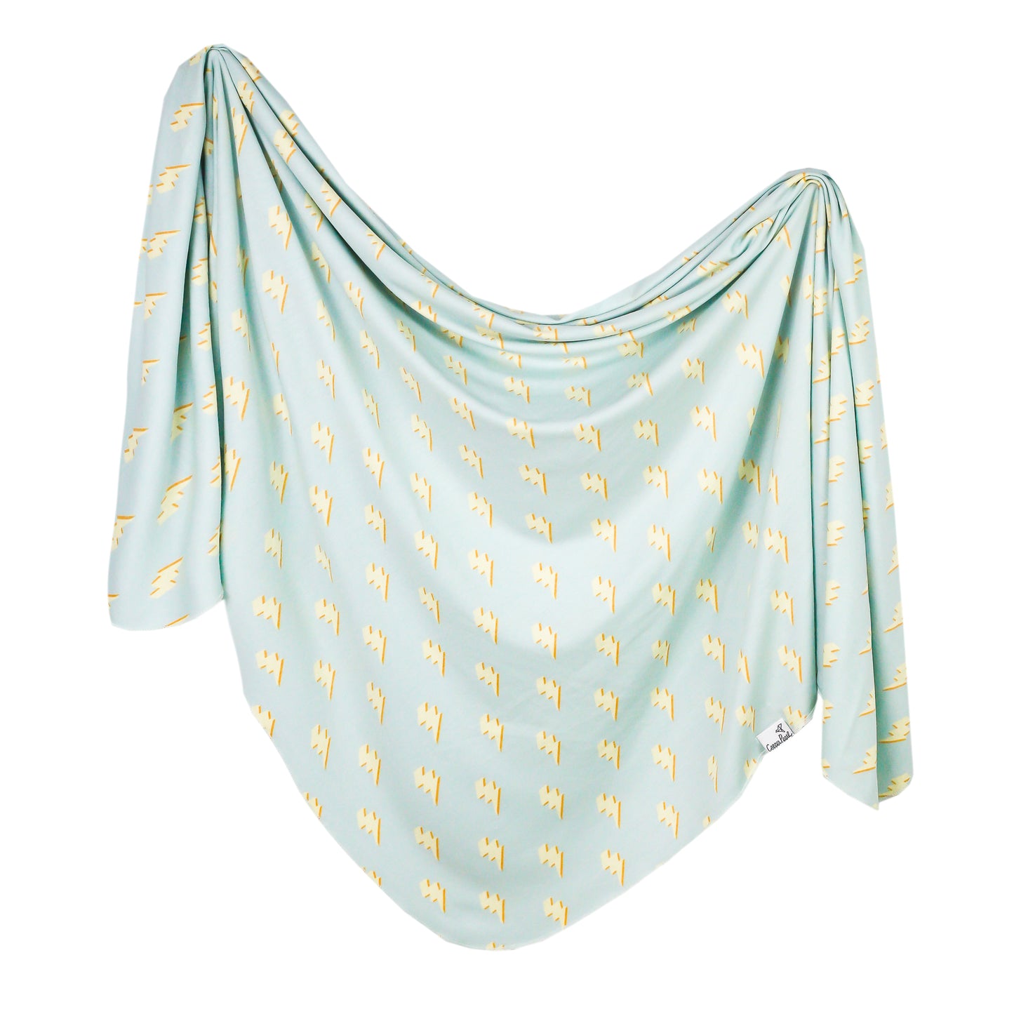 Copper Pearl Knit Swaddle Blanket - Bolt