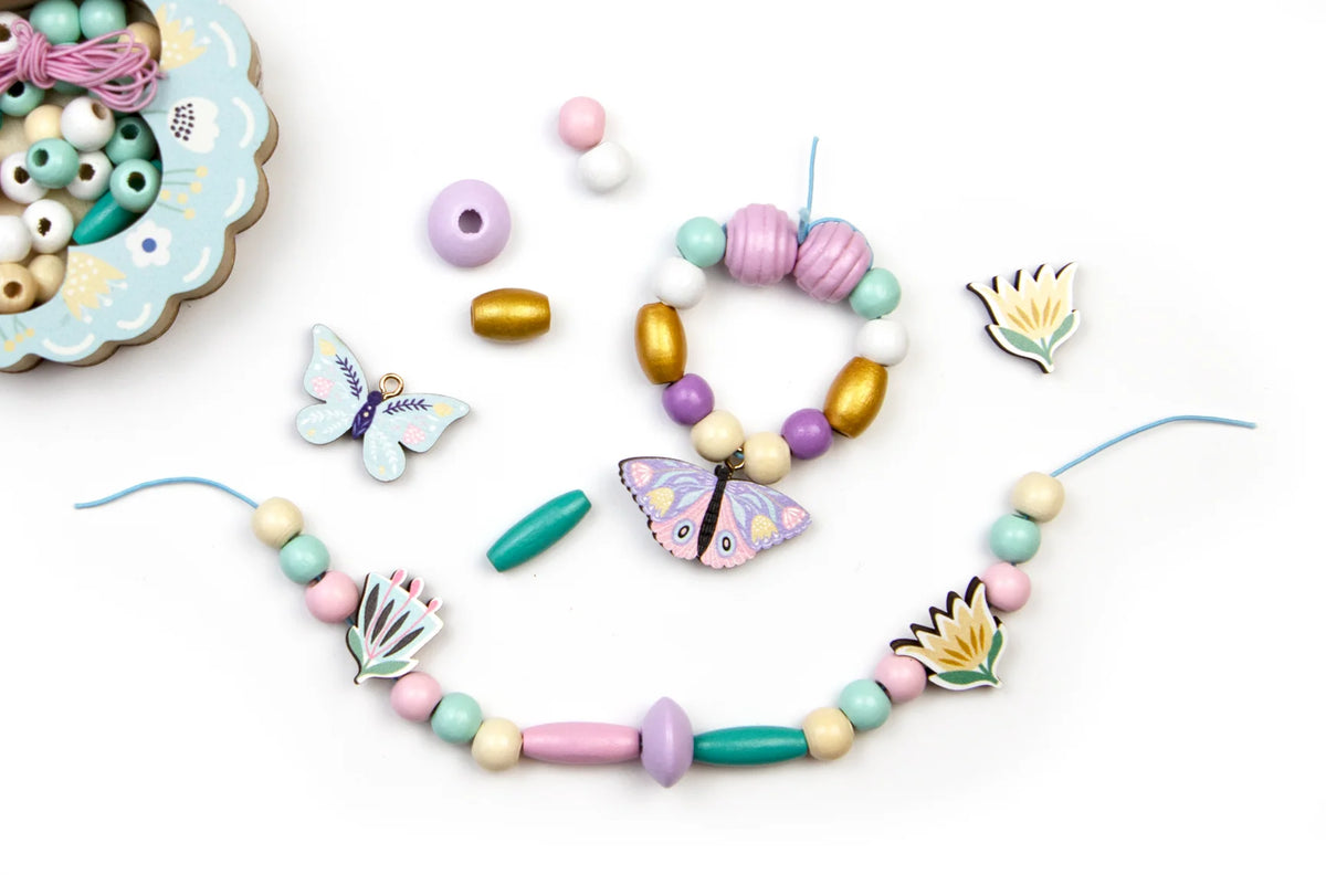 Les Perles | Butterfly Wooden Beads