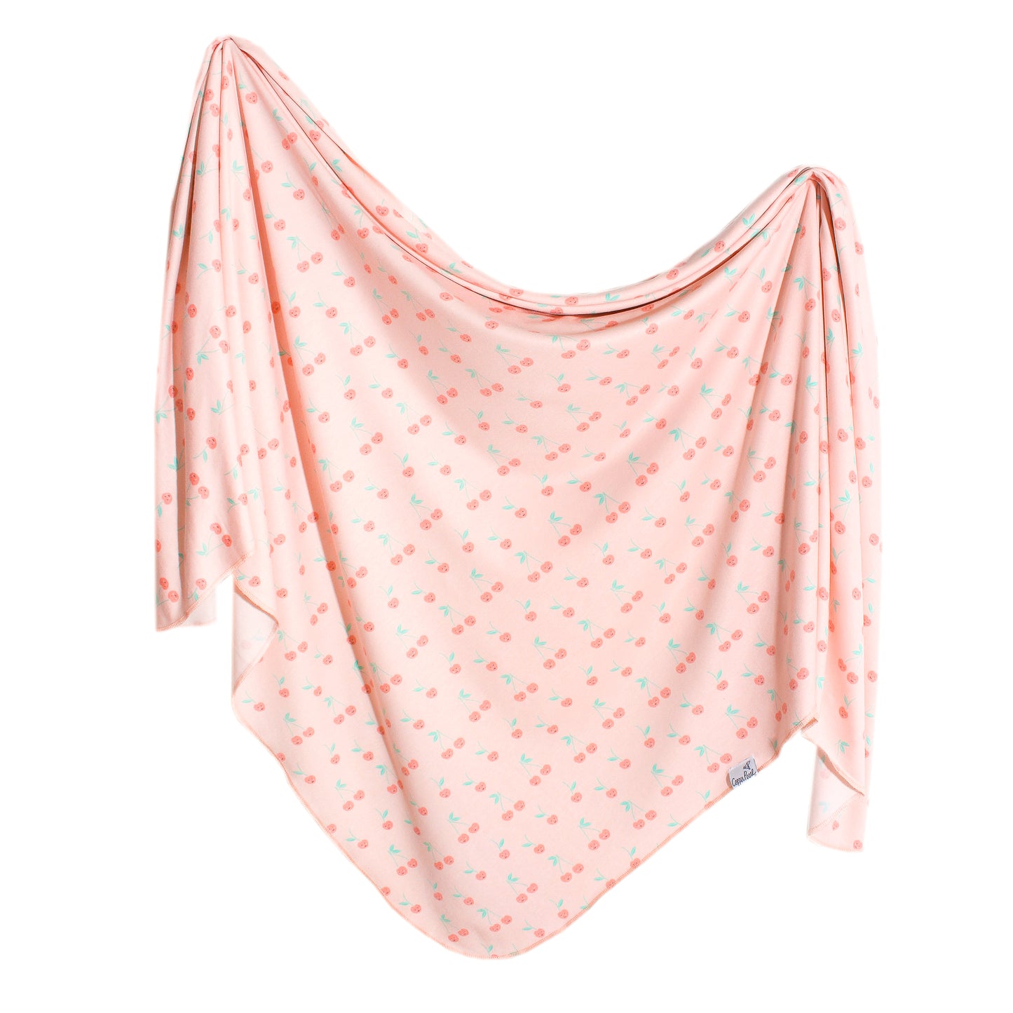 Copper Pearl Knit Swaddle Blanket - Cheery