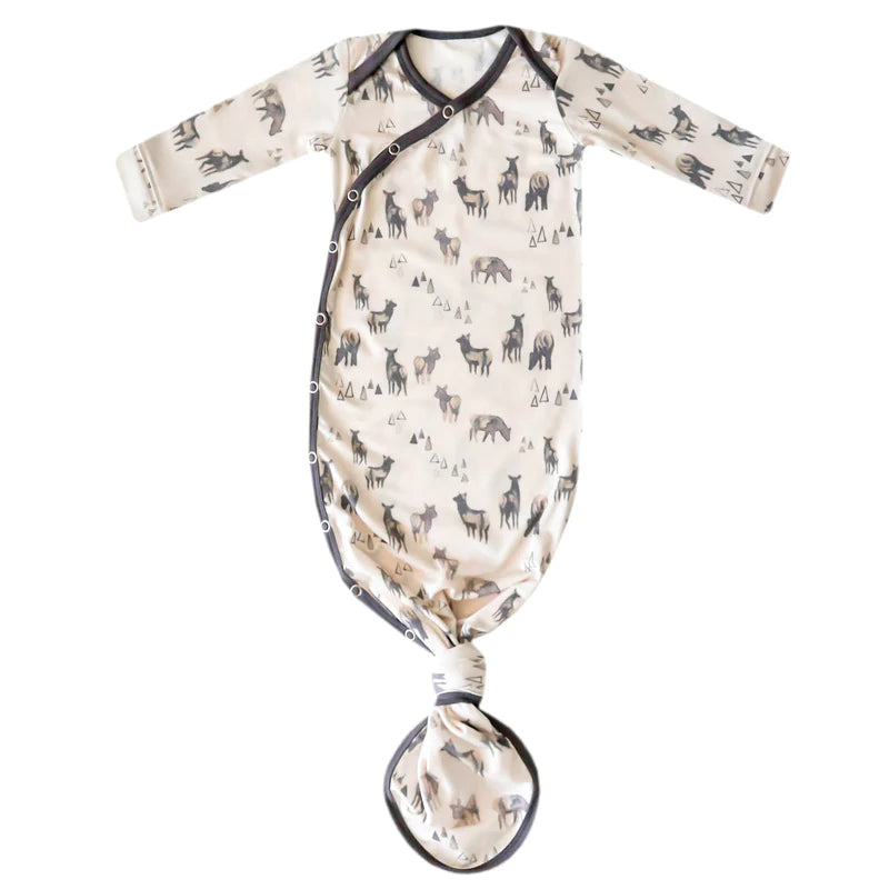 Copper Pearl Knotted Gown - Cody