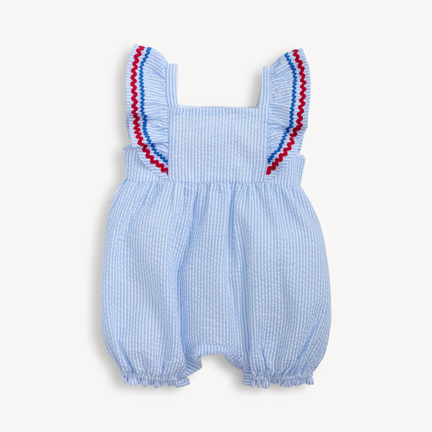 Seersucker Stripe | Magnetic Romper