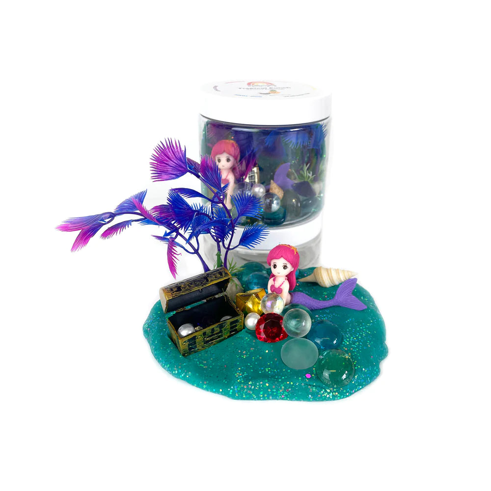 Mermaid Sensory Dough-to-Go Jar