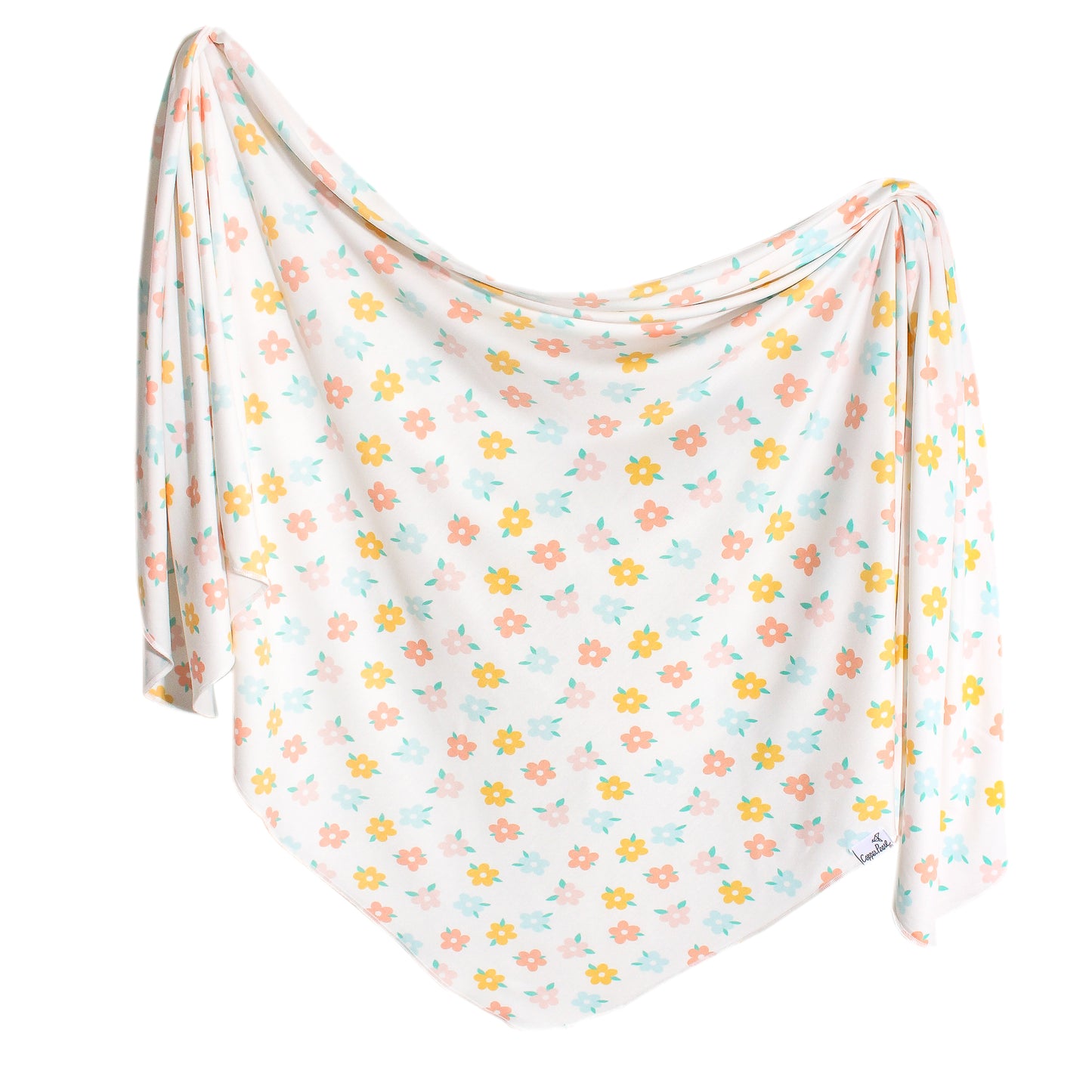 Copper Pearl Knit Swaddle Blanket - Daisy