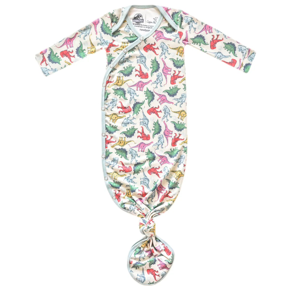 Copper Pearl Knotted Gown-Dinosaurs of Jurassic Park