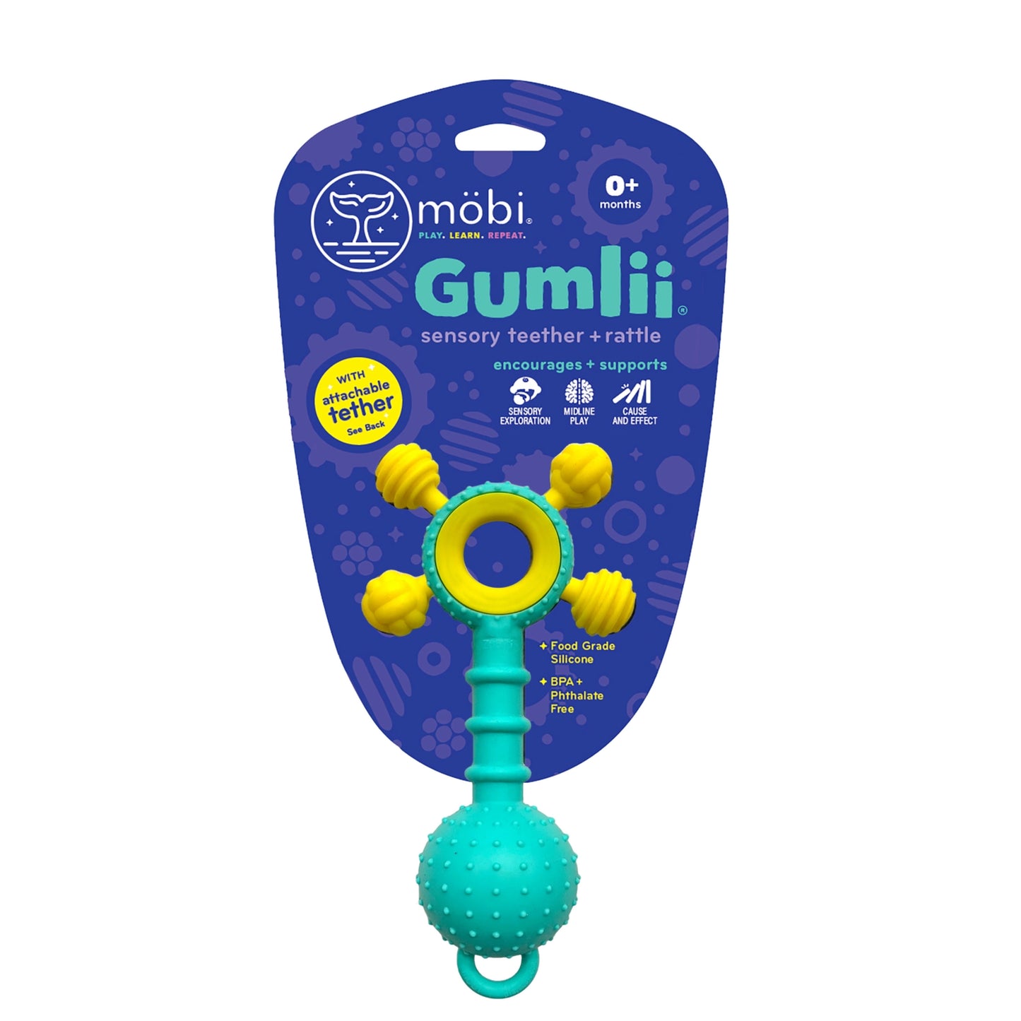 Gumlii - Sensory Teether and Rattle