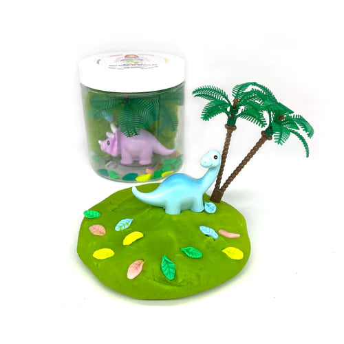 Dinosaur Mini Sensory Dough-to-Go Kit