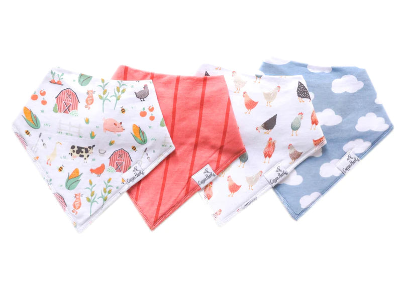 Copper Pearl Single Bandana Bibs - Farmstead