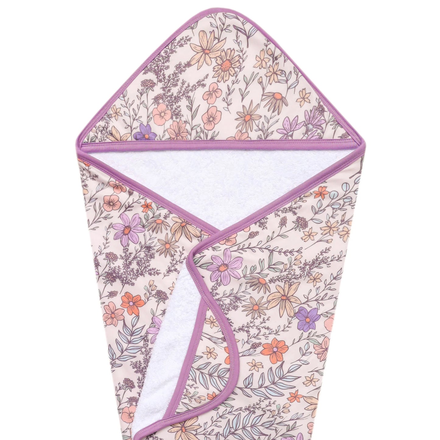 Flora | Premium Baby Knit Hooded Towel