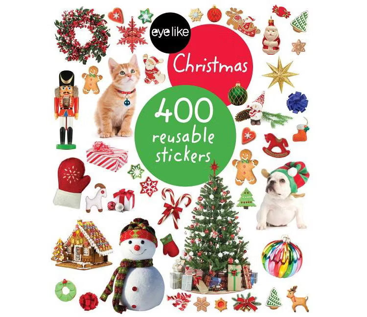 Eyelike Reusable Stickers 400 | Christmas