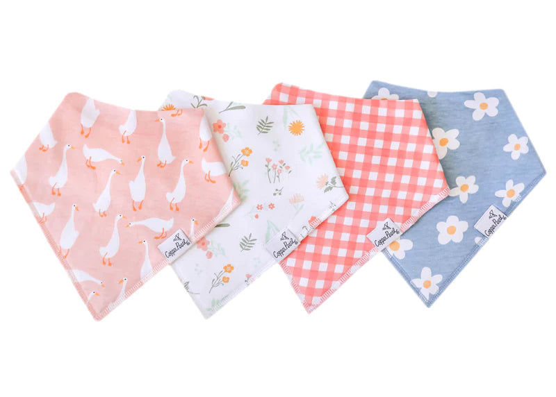 Copper Pearl Single Bandana Bibs - Goosie