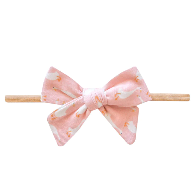 Copper Pearl Classic Nylon Bow - Goosie